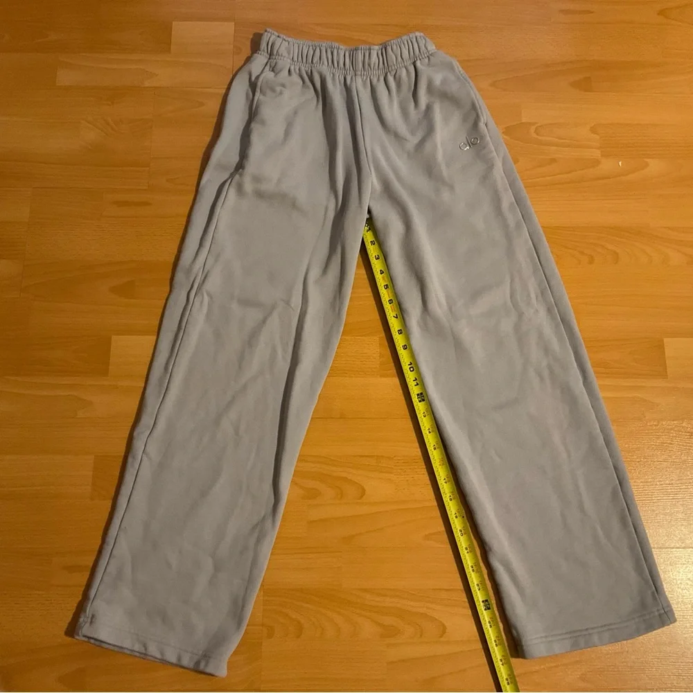 Alo Yoga Accolade Straight Leg Sweatpant Winter Frost XS